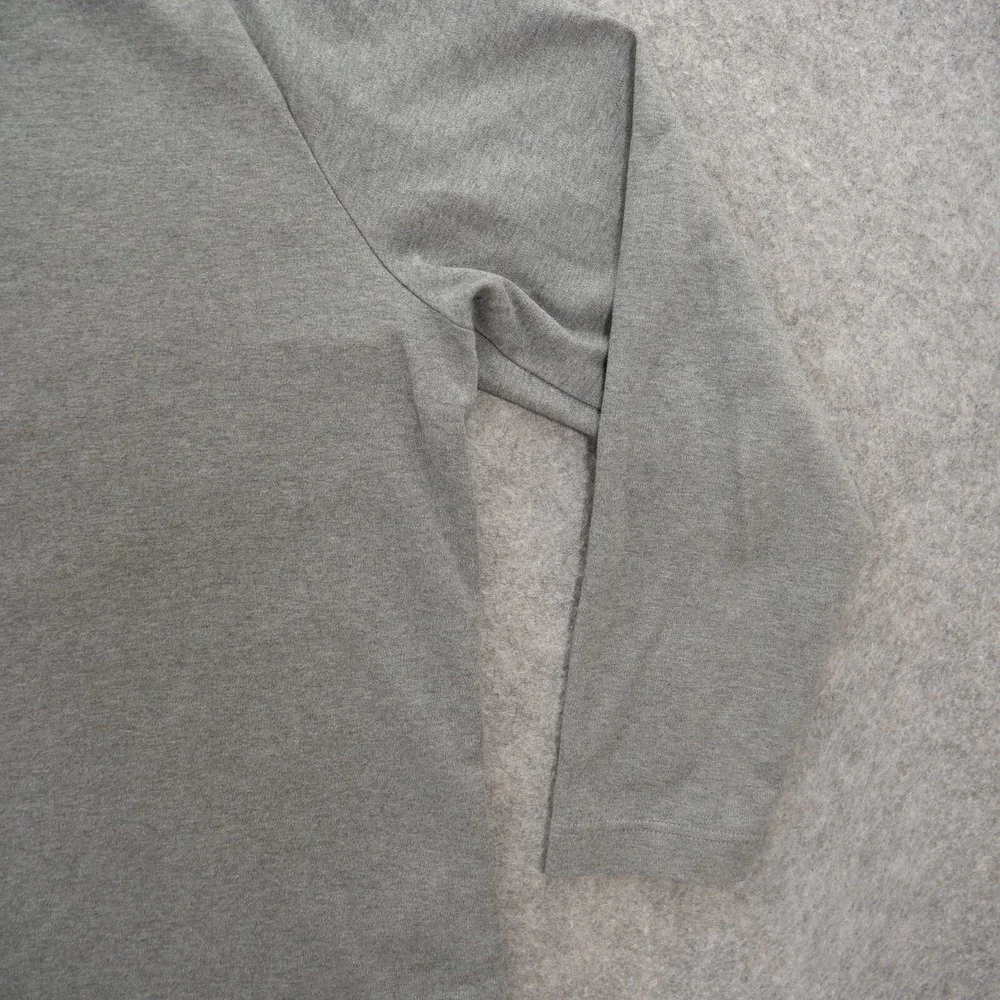 Banana Republic Sweater Mens Extra Large Gray Pullover Knit Crew Mock Neck